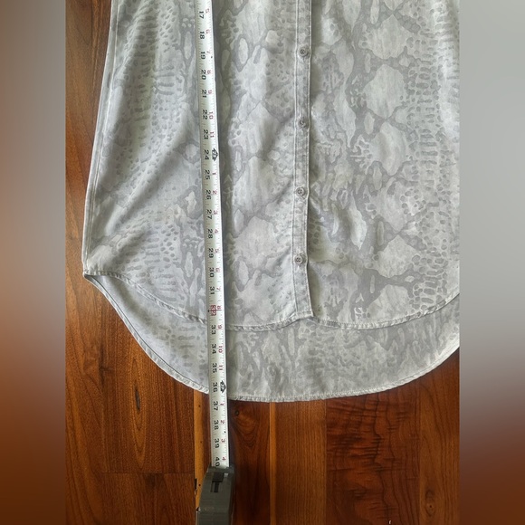 Bella Dahl Anaheim Hipster Dress in Gray Snake Print; Size S - Picture 12 of 14